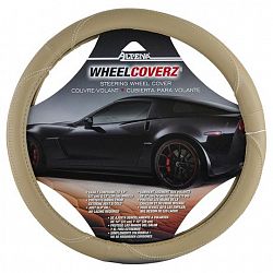 Alpena Steering Beige Leather Wheel Cover