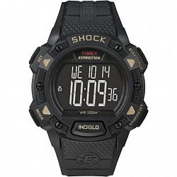 Timex Expedition Shock-Resistant Chrono Alarm Timer Black