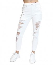 Almost Famous Juniors' Distressed Mom Jeans