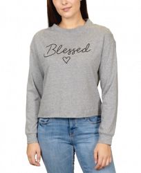 Rebellious One Juniors' Blessed Long-Sleeved Graphic T-Shirt