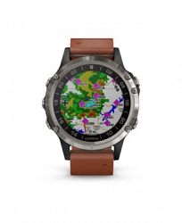 Garmin D2 Delta Premium Gps Aviator Watch in Brown