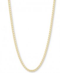 Charmbar Box Link Chain Necklace, Adjustable 16" - 20"