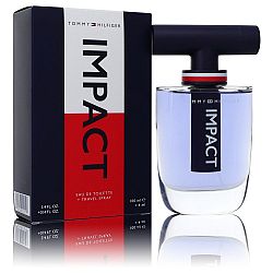 Tommy Hilfiger Impact by Tommy Hilfiger for Men, Gift Set - 3.4 oz Eau De Toilette Spray + .14 oz Travel EDT Spray