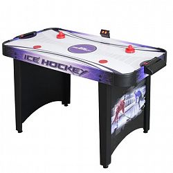 Hathaway Games Hat Trick 4 Ft. Air Hockey Table Purple