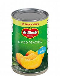 Del Monte In Water Sliced Peaches