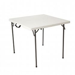 Lifetime Products Inc Lifetime 34-Inch Square Fold-In-Half Table White 34 In
