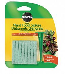 Miracle-Gro Indoor Plant Food Spikes Tray 6-12-6 31G Green
