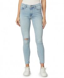 Hudson Jeans Barbara Ripped Skinny Ankle Jeans