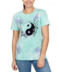 Rebellious One Juniors' Yin-Yang Tie-Dyed T-Shirt
