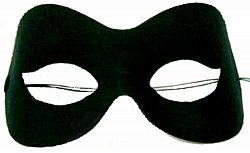 Defile Black or White Costume Eye Mask