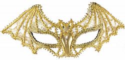 Gold Bat Masquerade Mask