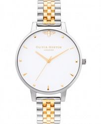 Olivia Burton Women's Queen Bee Two-Tone Stainless Steel Bracelet Watch 38mm