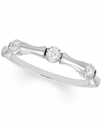 Diamond Band (1/8 ct. t. w. ) Available in 10k Gold, 10k White Gold or 10k Rose Gold