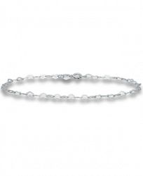 Giani Bernini Heart Link Chain Bracelet in Sterling Silver, Created for Macy's