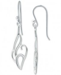 Giani Bernini Freeform Drop Earrings in Sterling Silver, Created for Macy's