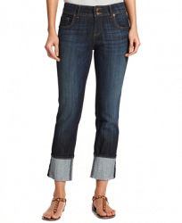 Kut from the Kloth Cameron Cuffed Straight-Leg Ankle Jeans