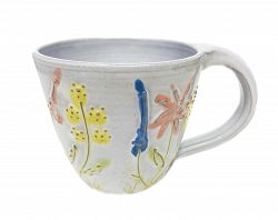 Pottery Mug, Wildflower