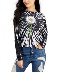 Self Esteem Tie-Dyed Daisy Cropped Graphic Top