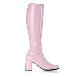 Pink Retro GoGo Boots