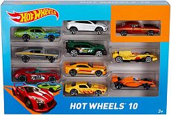 Hot Wheels 1:64 Scale 10-Pack Cars - Styles May Vary Multi