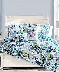 Vcny Home Samantha Reversible 5-Pc. King Quilt Set