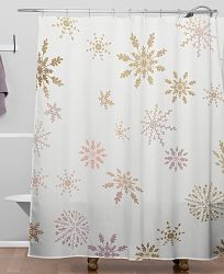 Deny Designs Iveta Abolina December Shower Curtain Bedding