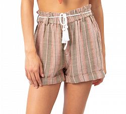 Rip Curl Juniors' La Bonita Striped Cotton Shorts
