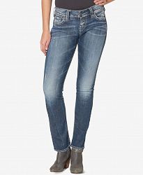 Silver Jeans Co. Suki Mid Rise Curvy Straight Jeans