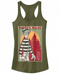 Fifth Sun Where's Waldo Find Yourself Poster Ideal Racer Back Tank