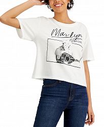 Hybrid Juniors' Marilyn Monroe-Graphic T-Shirt