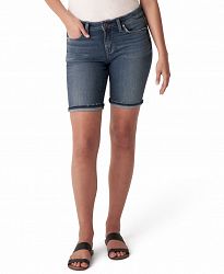 Silver Jeans Co. Suki Mid-Rise Denim Bermuda Shorts