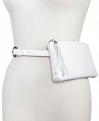 Inc International Concepts Channel-Stitch Convertible Belt Bag to Crossbody, Created for Macy's