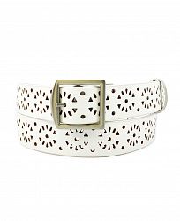 Casual Leather Laser Perforated Belt
