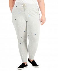 Style & Co Plus Size Printed Jogger Pants, Created for Macy's