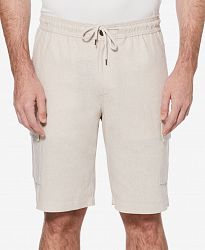 Cubavera Men's Linen Blend Cargo Shorts