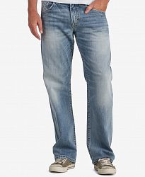 Silver Jeans Co. Men's Gordie Loose Fit Straight Stretch Jeans