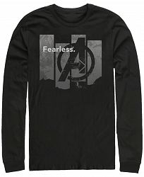 Marvel Men's Avengers Endgame Fearless Panel, Long Sleeve T-shirt
