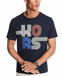 Michael Kors Men's Stacked Stripe Logo Graphic T-Shirt