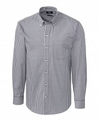 Cutter & Buck Men's Big & Tall Long Sleeves Stretch Oxford Stripe Shirt