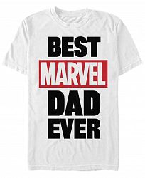 Fifth Sun Men's Best Marvel Dad Short Sleeve Crew T-shirt