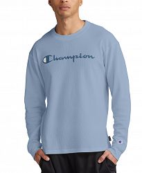 Champion Men's Waffle Logo Graphic Long-Sleeve T-Shirt
