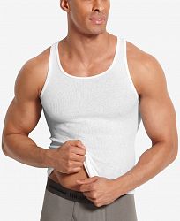 Hanes Men's Big & Tall 4-Pk. A-Line Cotton Tank Undershirts