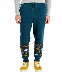 Sun + Stone Men's Bloom Sherpa Jogger Pants, Created for Macy's