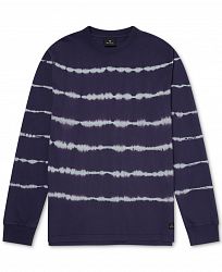 Ps Paul Smith Men's Tie-Dyed Stripe Long-Sleeve T-Shirt