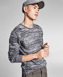 And Now This Men's Regular-Fit Marled Brushed Sweater