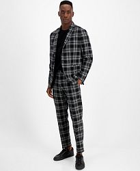 Inc International Concepts Men's Slim-Fit Plaid Blazer, Created for Macy's