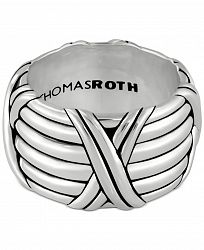 Peter Thomas Roth Wide Crisscross Ring in Sterling Silver