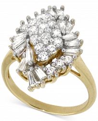 Wrapped in Love Diamond Cluster Ring (1 ct. t. w. ) in 14k Gold, Created for Macy's