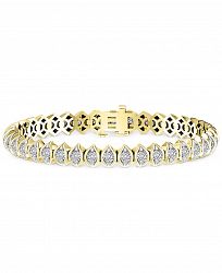 Diamond Link Bracelet (2 ct. t. w. ) in 10k Gold