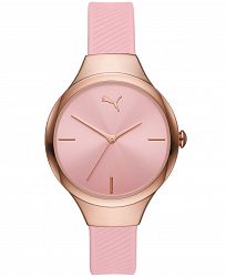 Puma Women's Contour Pink Polyurethane Strap Watch 36mm